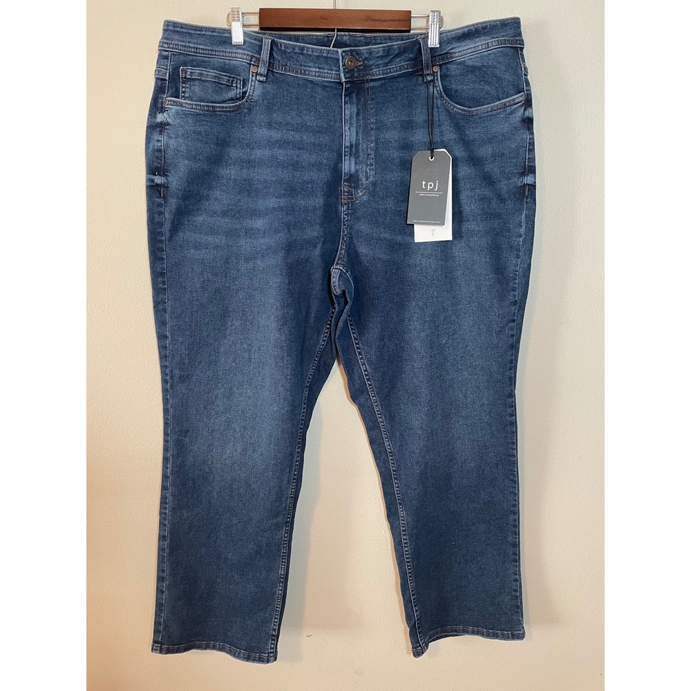 TPJ Thick Thicc Mens Jeans 42x30 Admiral Medium Blue JUXT6NAMR30-42 NWT